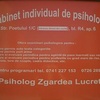 Cabinet individual de psihologie ZGÂRDEA LUCREŢIA